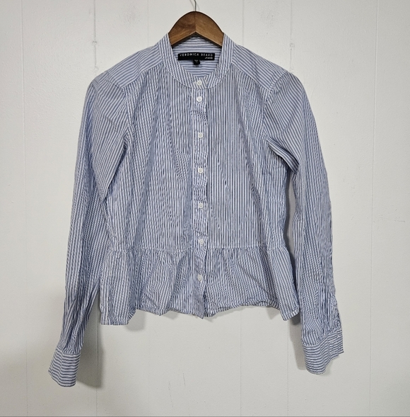Veronica Beard Tops - Veronica Beard Stripped Button Up